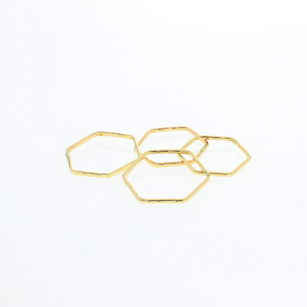 Hexagon Stacking Rings
